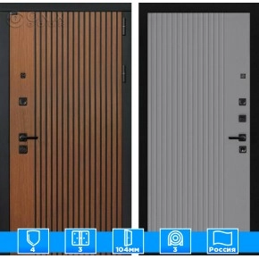 Входная дверь STORM 29 - Серый рельеф софт