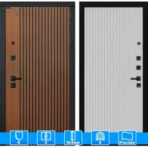 Входная дверь STORM 29 - Белый рельеф софт