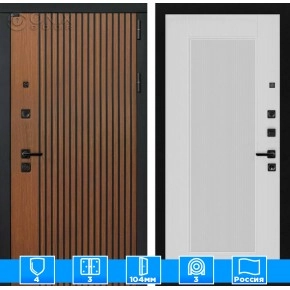 Входная дверь STORM 30 - Белый рельеф софт