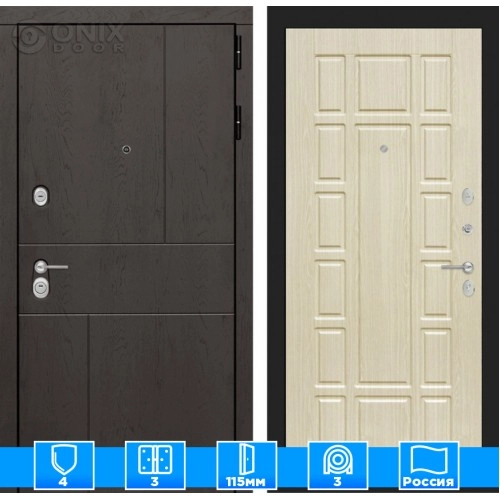 Входная дверь URBAN 12 - Беленый дуб