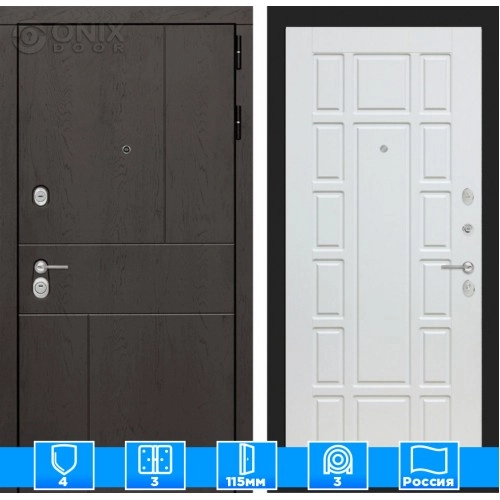 Входная дверь URBAN 12 - Белое дерево