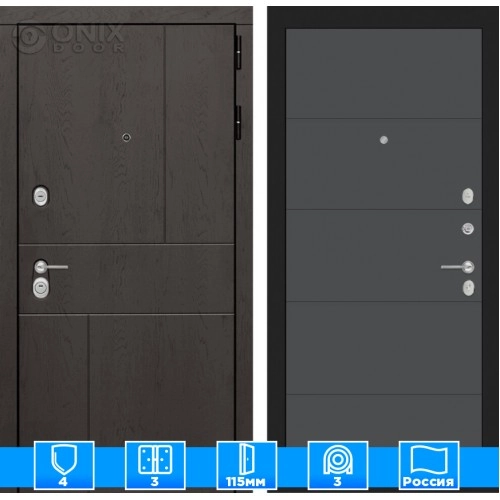 Входная дверь URBAN 13 - Графит софт