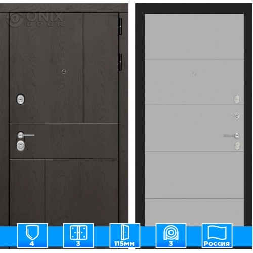 Входная дверь URBAN 13 - Грей софт