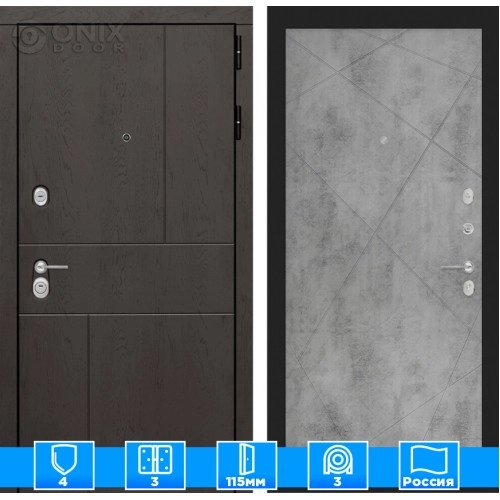 Входная дверь URBAN 24 - Бетон светлый