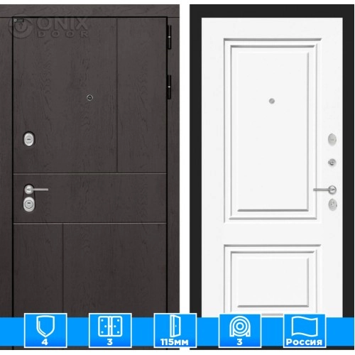 Входная дверь URBAN 26 - Эмаль RAL 9003