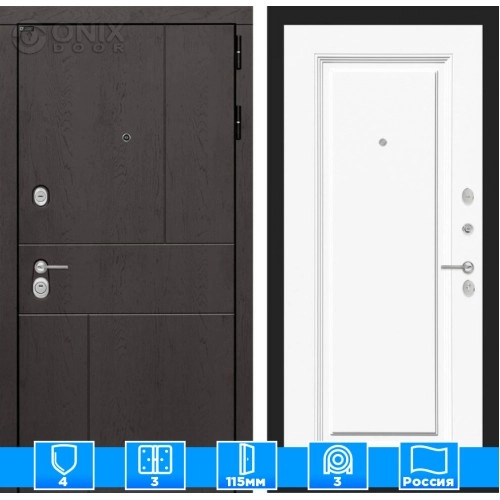 Входная дверь URBAN 27 - Эмаль RAL 9003