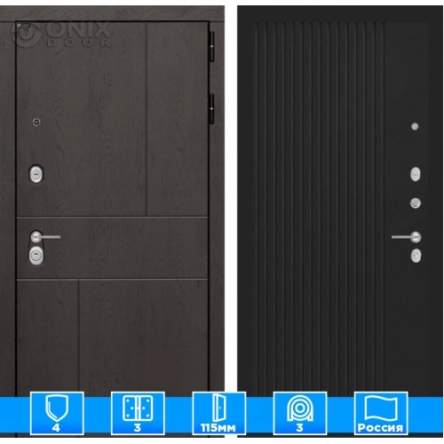 Входная дверь URBAN 29 - Черный кварц