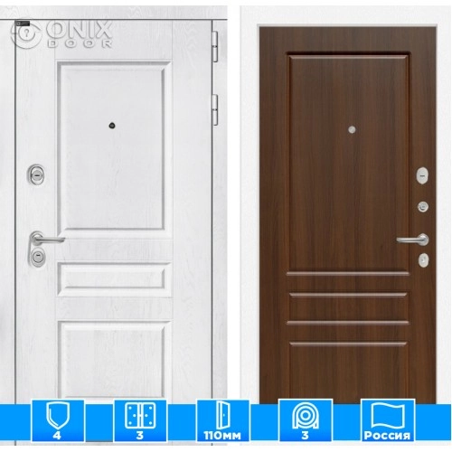 Входная дверь VERSAL 03 - Орех бренди