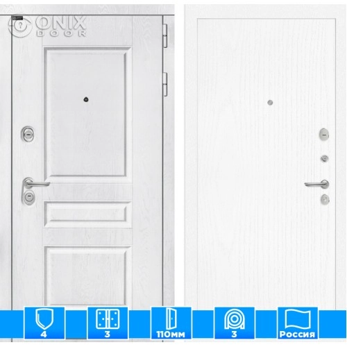 Входная дверь VERSAL 07 - Белое дерево