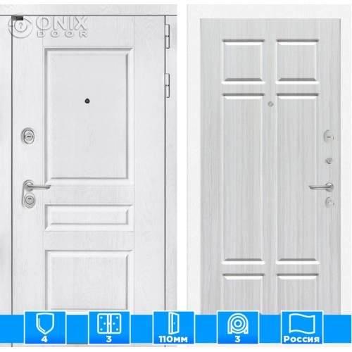 Входная дверь VERSAL 08 - Sim белый