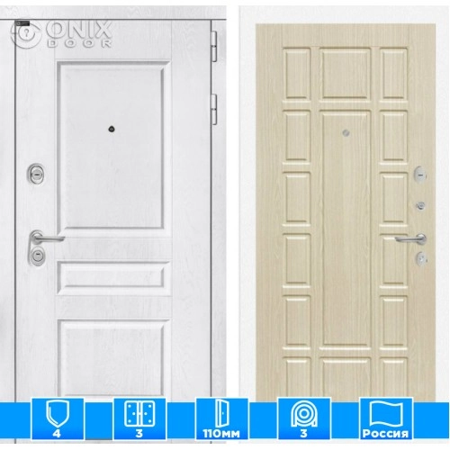 Входная дверь VERSAL 12 - Беленый дуб