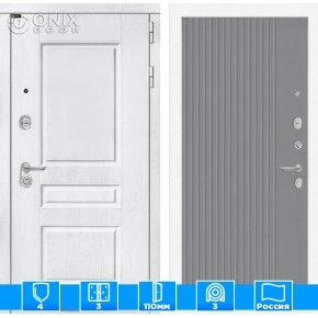 Входная дверь VERSAL 29 - Серый рельеф софт