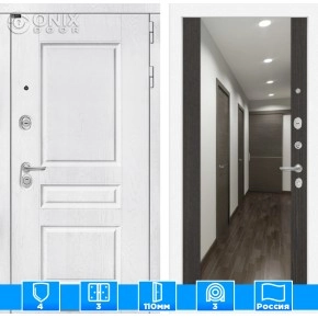 Входная дверь VERSAL с Зеркалом Максимум - Венге