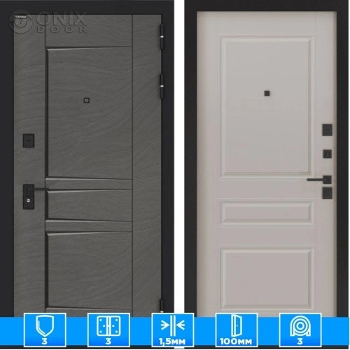 Входная дверь BN-04 с панелью ФЛ-711 Капучино