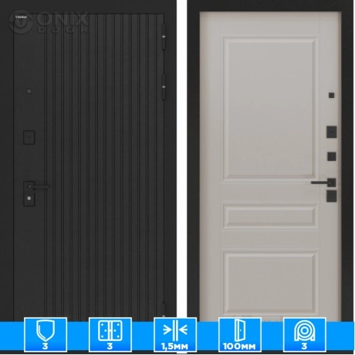 Входная дверь BN-06 с панелью ФЛ-711 Капучино