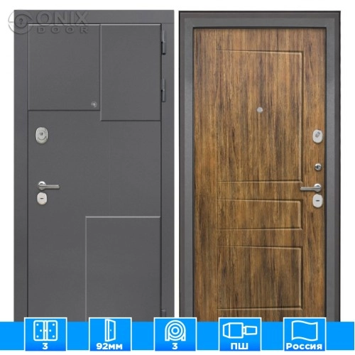 Входная дверь Брайтон 3d ФЛ-638М Дуб Американский