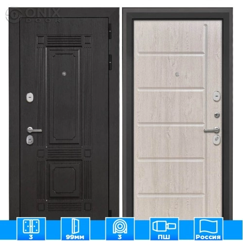 Входная дверь Италия ФЛ-102 сосна белая