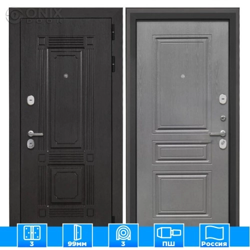 Входная дверь Италия ФЛ-243-м Графит вуд дуб