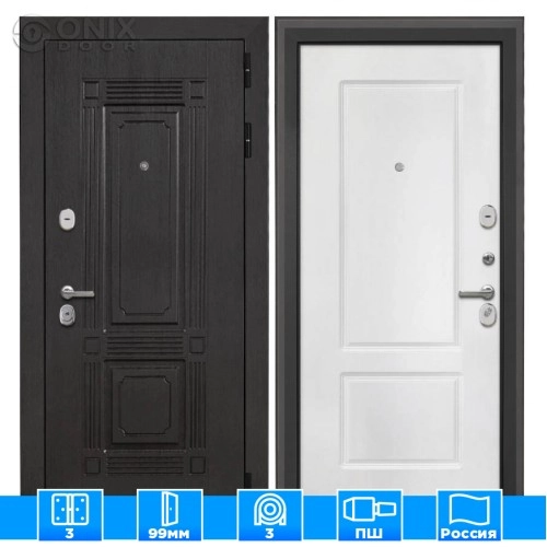 Входная дверь Италия КВ-2 белая матовая