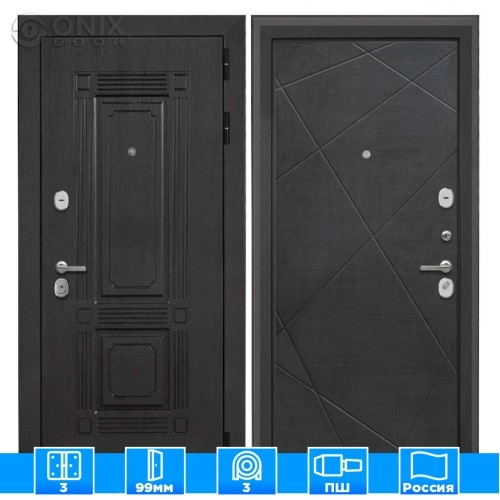 Входная дверь Италия Лучи-М венге распил кофе