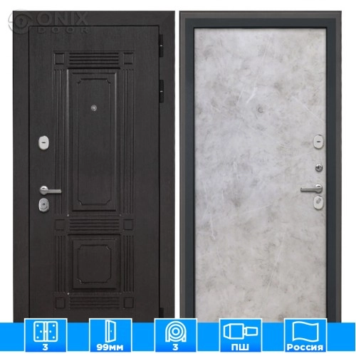 Входная дверь Италия Мрамор светлый