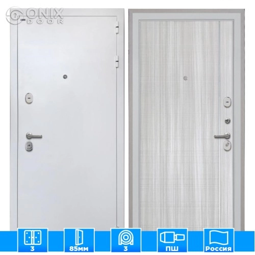 Входная дверь Колизей whiteВ-07 Сандал белый