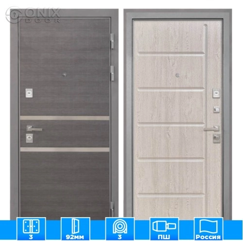 Входная дверь Неаполь ФЛ-102 сосна белая