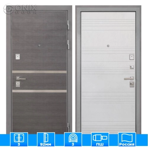 Входная дверь Неаполь ФЛ-316 белый ясень