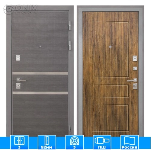 Входная дверь Неаполь ФЛ-638М Дуб Американский