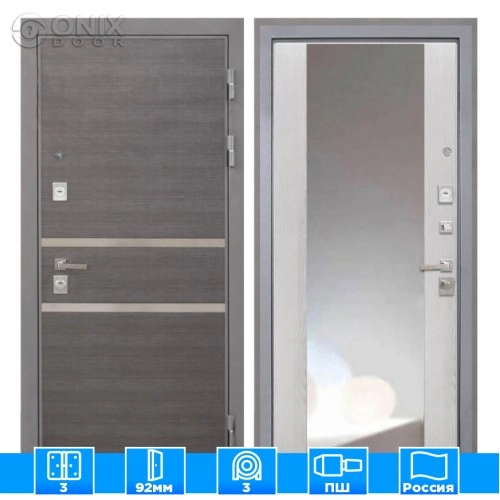 Входная дверь Неаполь ФЛЗ-516 сосна белая