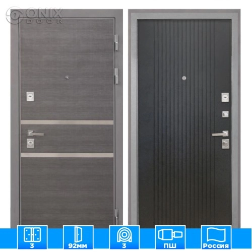 Входная дверь Неаполь Лофт черный