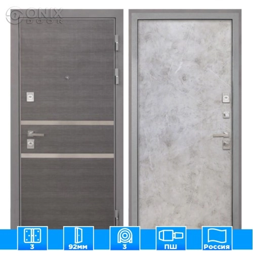 Входная дверь Неаполь Мрамор светлый