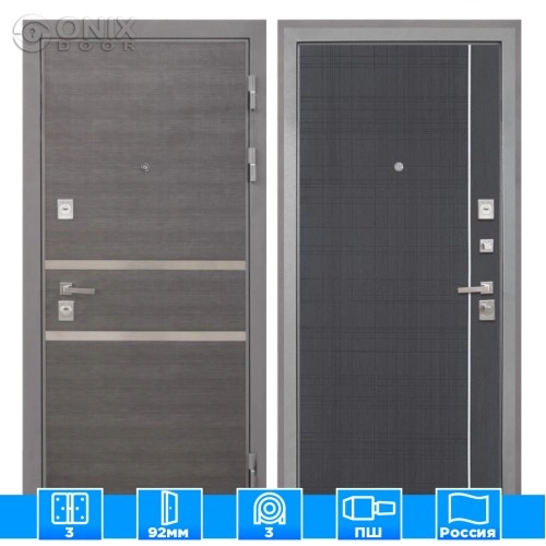 Входная дверь Неаполь В-07 Венге