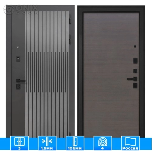 Входная дверь ОлимпияЭковенге поперечный