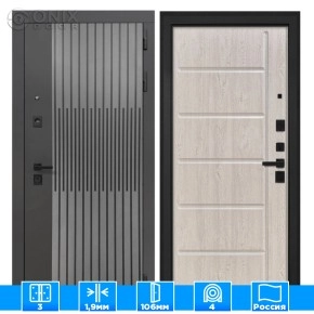 Входная дверь ОлимпияФЛ-102 сосна белая