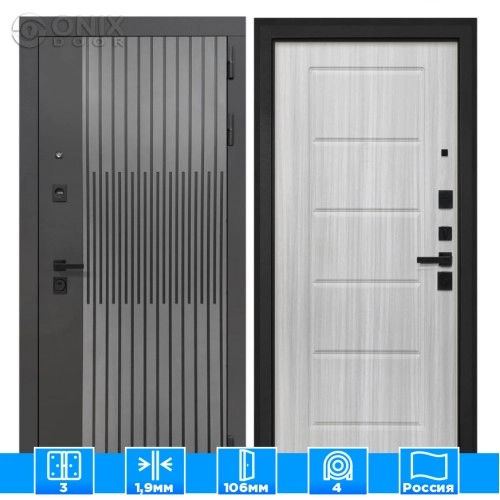 Входная дверь ОлимпияФЛ-39 Сандал белый