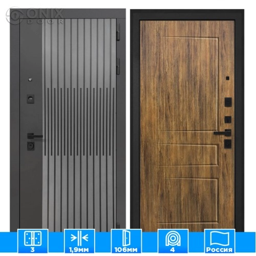 Входная дверь ОлимпияФЛ-638М Дуб Американский