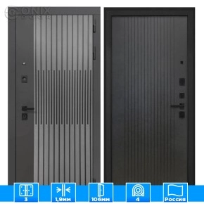 Входная дверь ОлимпияЛофт черный