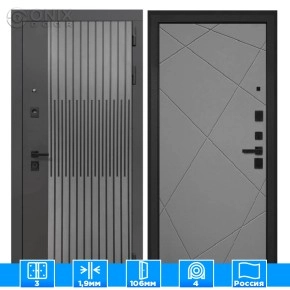 Входная дверь ОлимпияЛучи-Мграфит