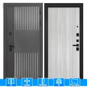 Входная дверь ОлимпияВ-07 Сандал белый