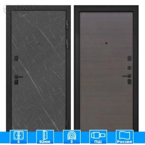 Входная дверь Профит Black Лава Эковенге поперечный