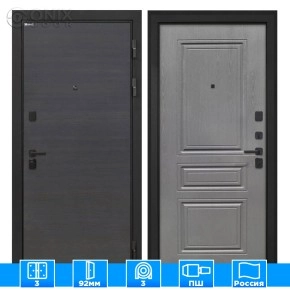 Входная дверь Профит Black Эковенге поперечныйФЛ-243-м Графит вуд дуб