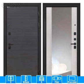 Входная дверь Профит Black Эковенге поперечныйФЛЗ 516 сосна белая