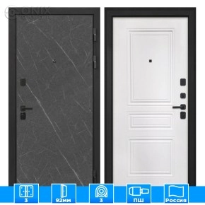 Входная дверь Профит Black Лава ФЛ-243-м белая матовая