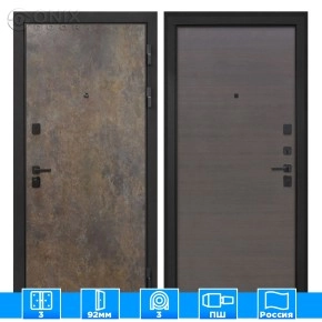 Входная дверь Профит Black Гранж Эковенге поперечный