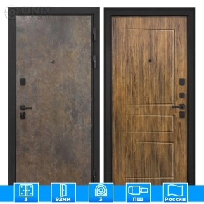 Входная дверь Профит Black Гранж ФЛ-638М Дуб Американский