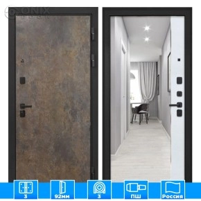 Входная дверь Профит Black Гранж ФЛЗ-305 Лофт белый