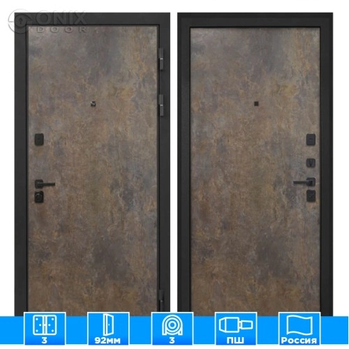 Входная дверь Профит Black Гранж Гранж