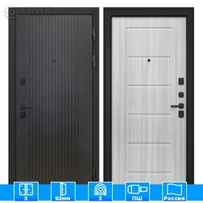 Входная дверь Профит Black Лофт черный ФЛ-39 Сандал белый