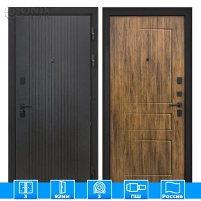 Входная дверь Профит Black Лофт черный ФЛ-638М Дуб Американский